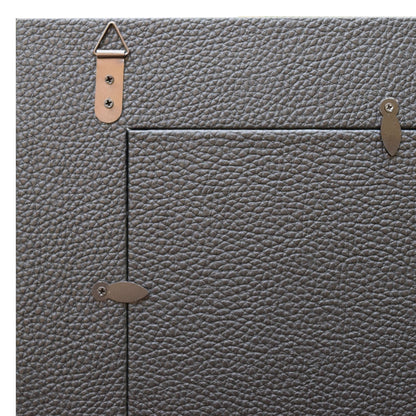 Picture and Photo Frame Synthetic Leather 16 x 20 - Black -  Back Corner View