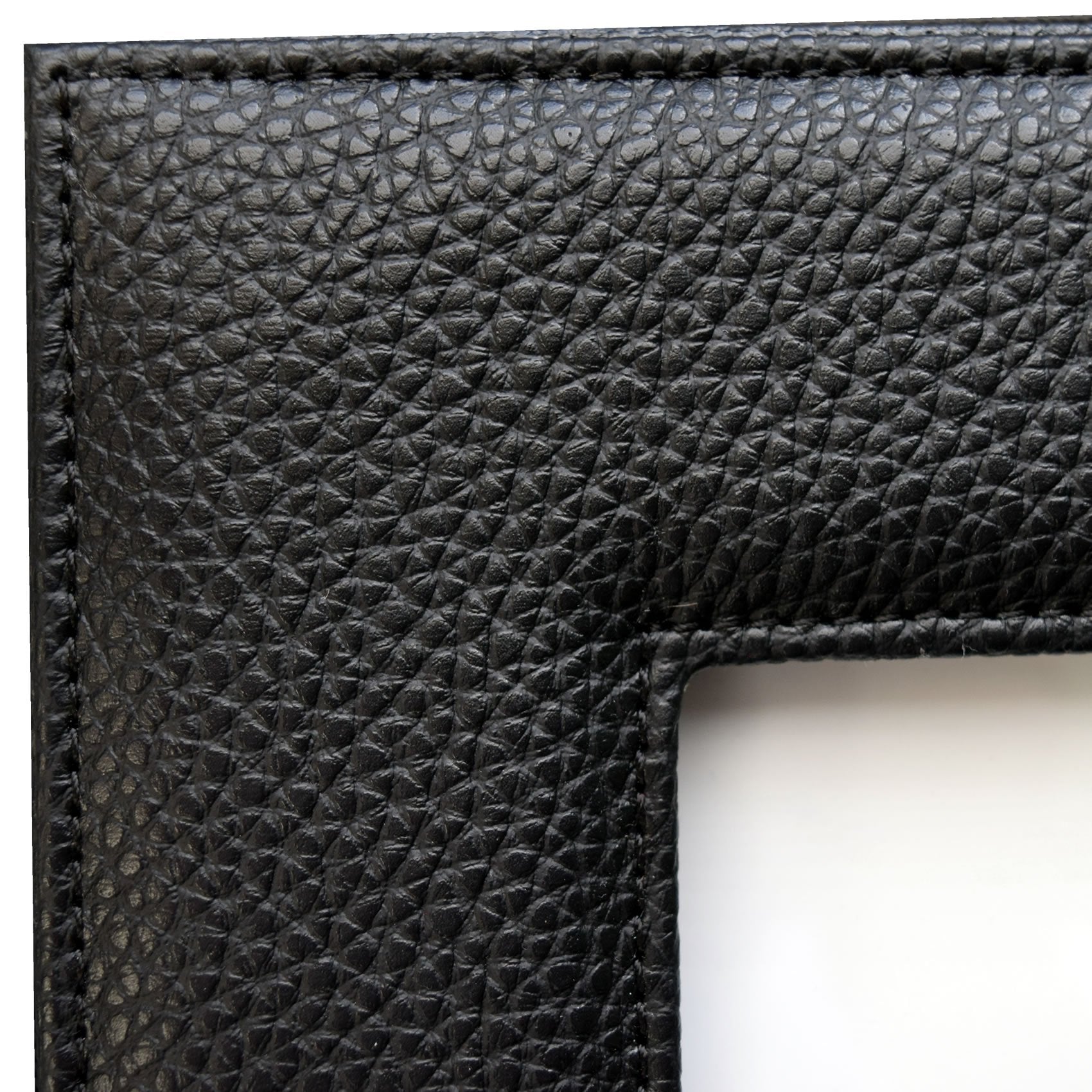 Picture and Photo Frame Synthetic Leather 16 x 20 - Black - Corner View