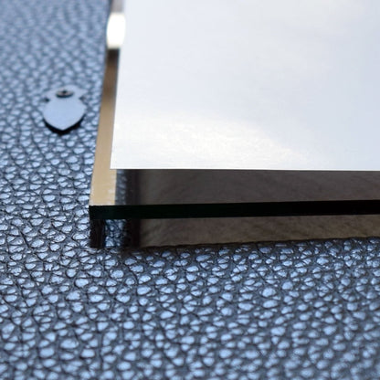 Picture and Photo Frame Synthetic Leather 16 x 20 - Black - Thick Glass View