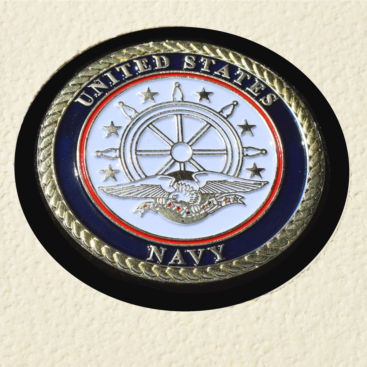 USS LAKE CHAMPLAIN CV-39 Detailed Coin