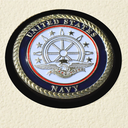 USS LEFTWICH DD-984 Detailed Coin