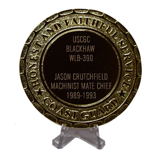 USCGC Blackhaw WLB-390 Coast Guard Plaque
