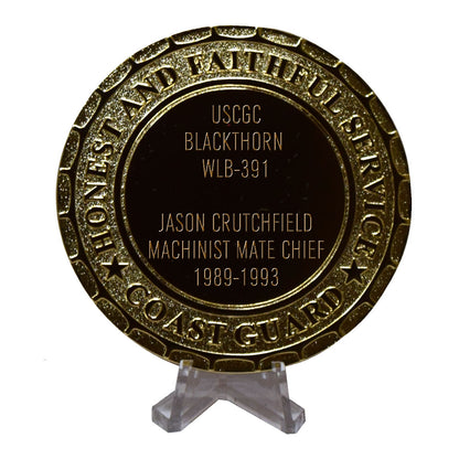 USCGC Blackthorn WLB-391 Coast Guard Plaque