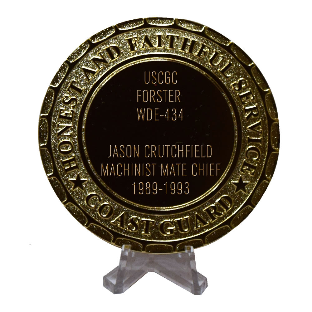 USCGC Forster WDE-434 Coast Guard Plaque