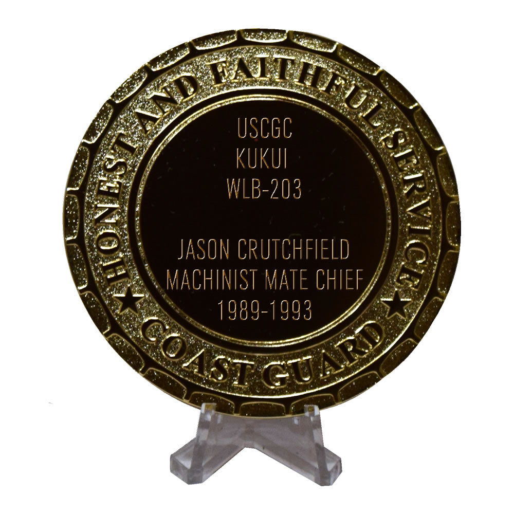USCGC Kukui WLB-203 Coast Guard Plaque