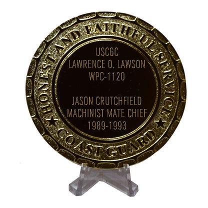 USCGC Lawrence O. Lawson WPC-1120 Coast Guard Plaque