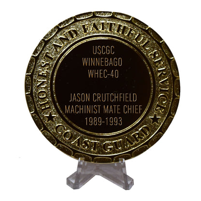 USCGC Winnebago WHEC-40 Coast Guard Plaque