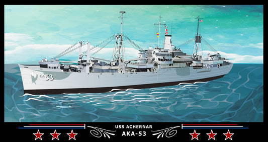 USS Achernar AKA-53 Art Print