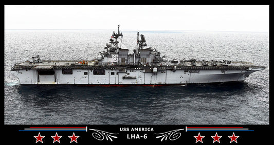 USS America LHA-6 Art Print