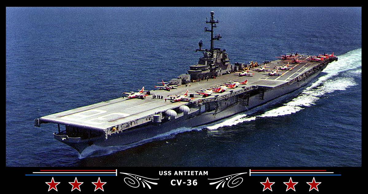 USS Antietam CV-36 Art Print