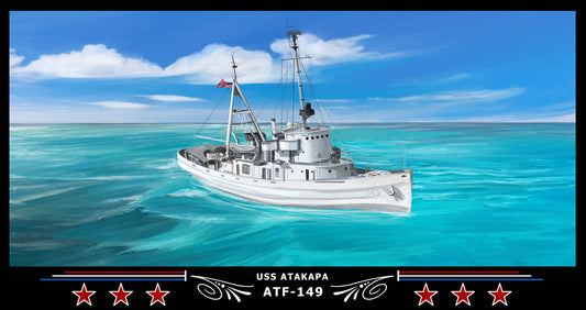 USS Atakapa ATF-149 Art Print