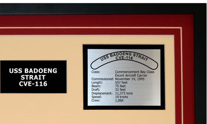USS BADOENG STRAIT CVE-116 Detailed Image B
