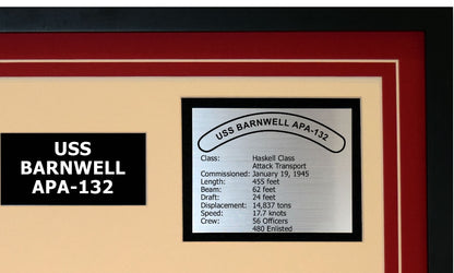 USS BARNWELL APA-132 Detailed Image B