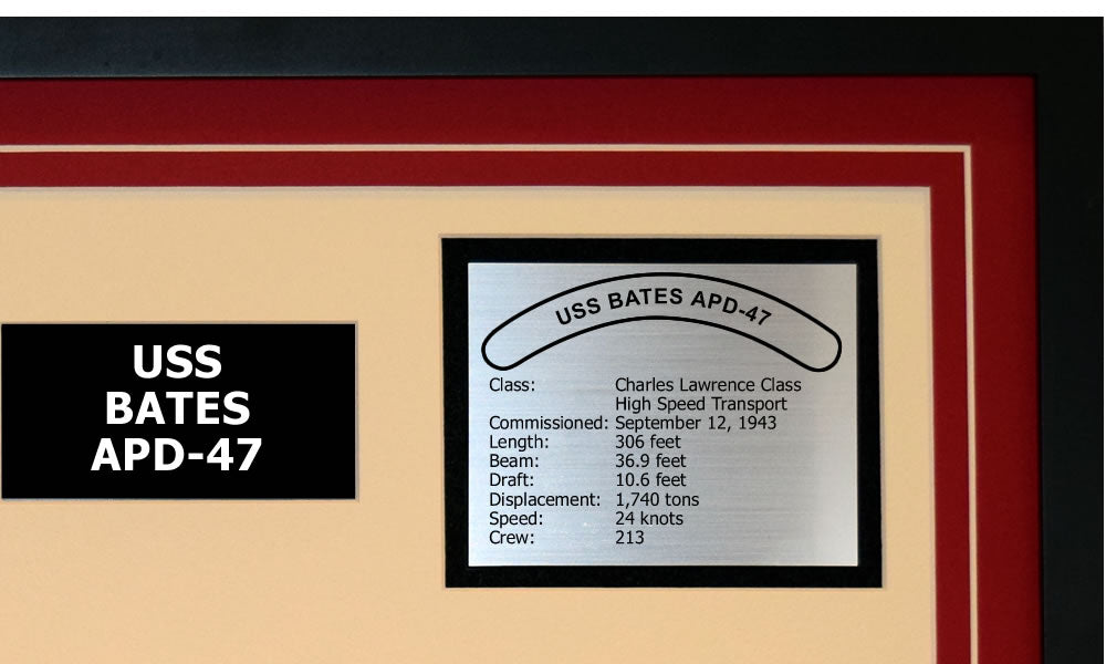 USS BATES APD-47 Detailed Image B