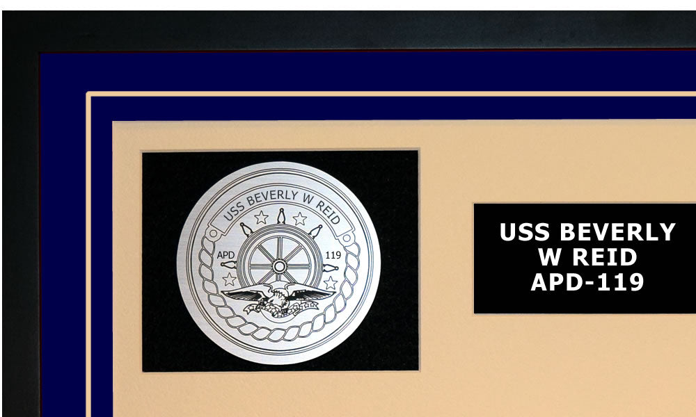 USS BEVERLY W REID -119 Detailed Image A