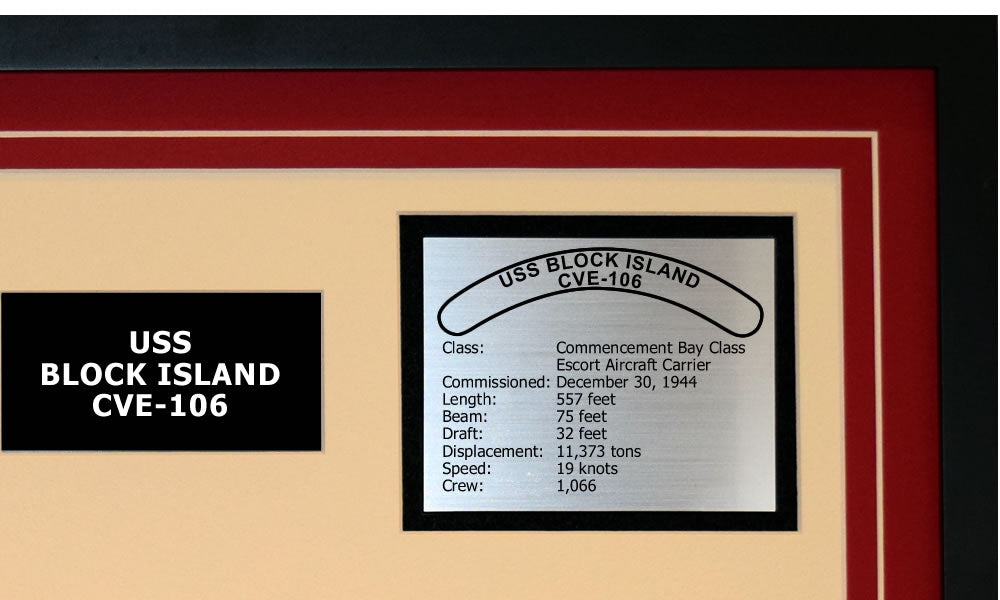 USS BLOCK ISLAND CVE-106 Detailed Image B