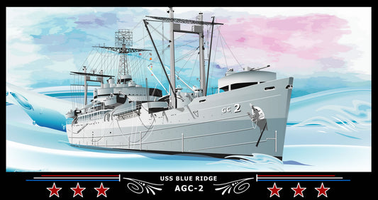 USS Blue Ridge AGC-2 Art Print