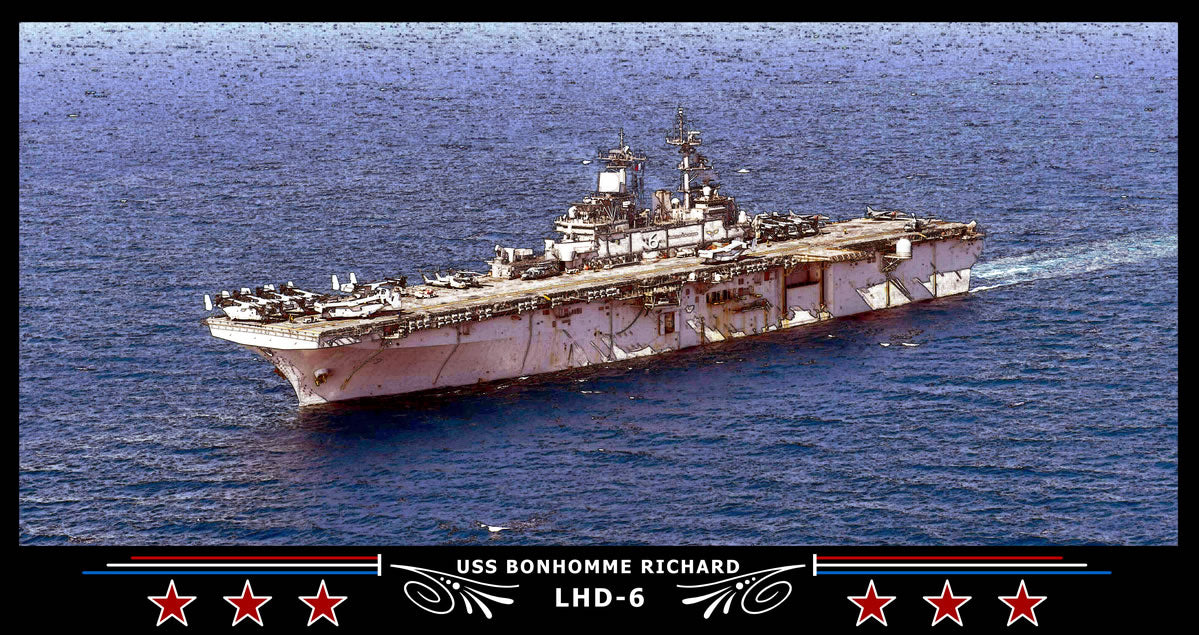 USS Bonhomme Richard LHD-6 Art Print
