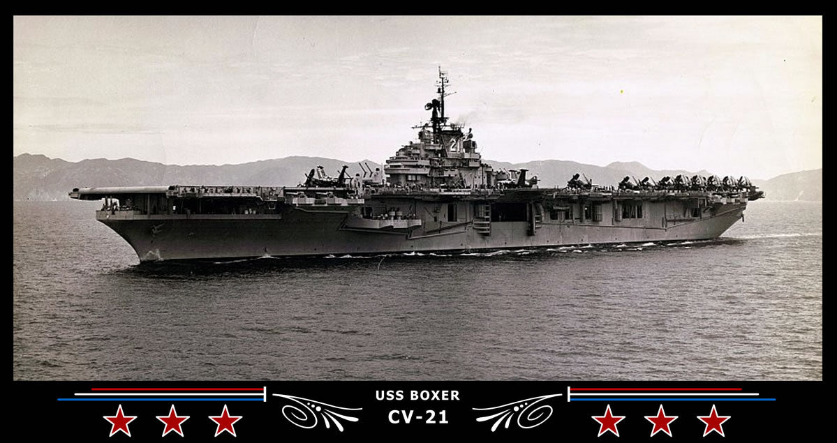 USS Boxer CV-21 Art Print