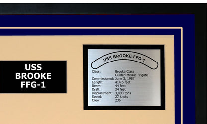 USS BROOKE FFG-1 Detailed Image A