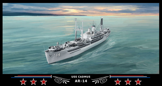 USS Cadmus AR-14 Art Print