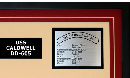 USS CALDWELL DD-605 Detailed Image B