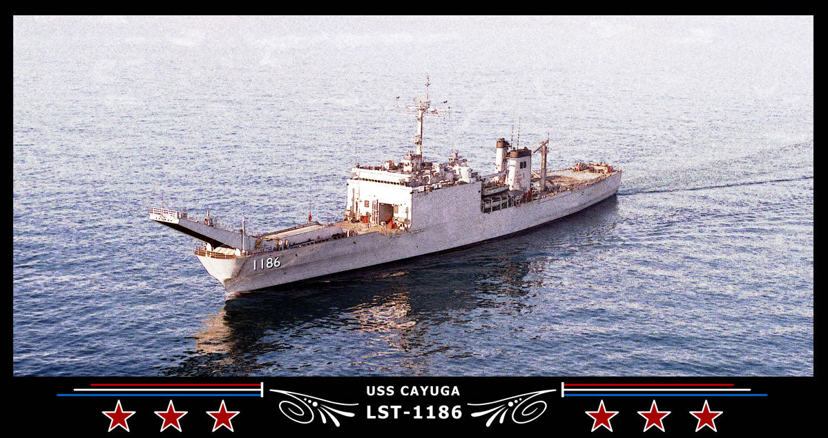 USS Cayuga LST-1186 Art Print