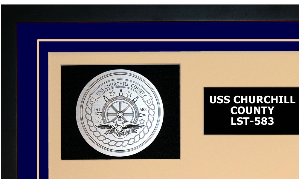 USS CHURCHILL COUNTY LST-583 Detailed Image A