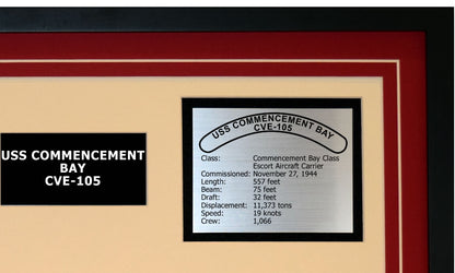USS COMMENCEMENT BAY CVE-105 Detailed Image B