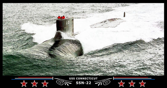 USS Connecticut SSN-22 Art Print