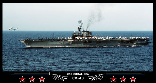 USS Coral Sea CV-43 Art Print