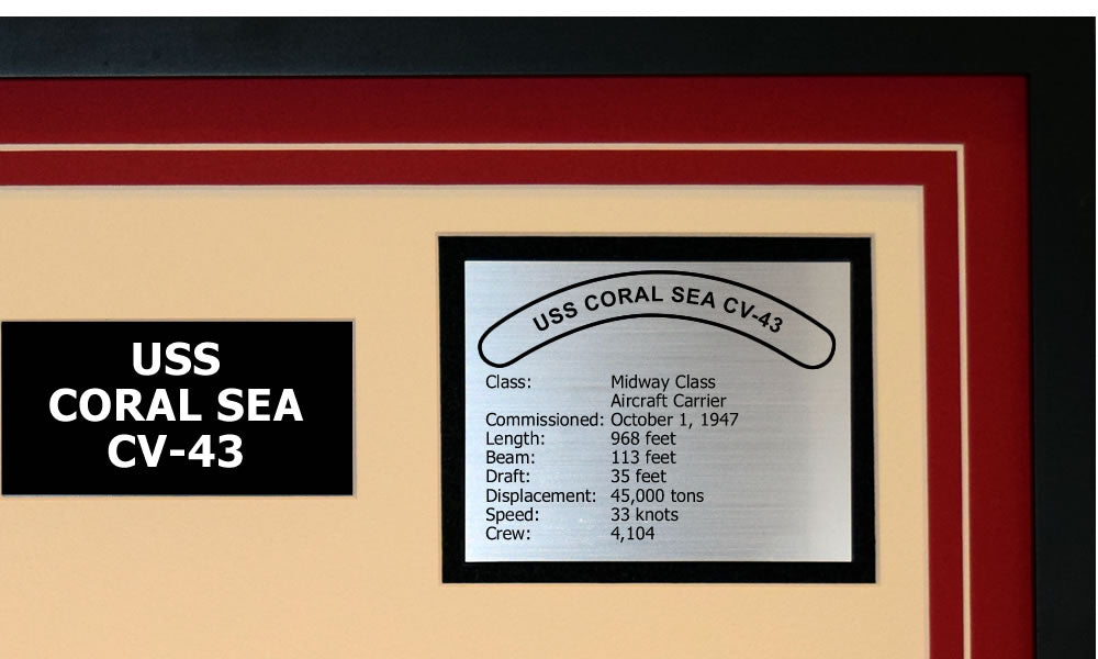 USS CORAL SEA CV-43 Detailed Image B