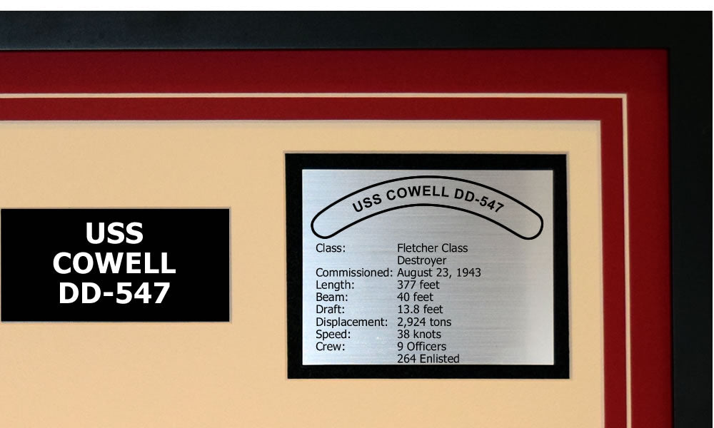 USS COWELL DD-547 Detailed Image B