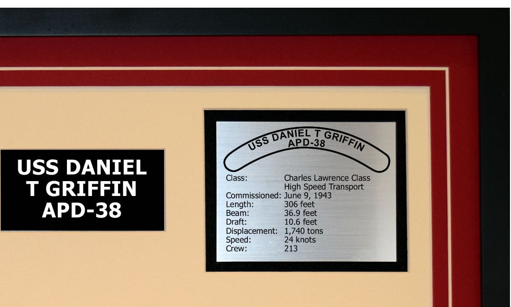 USS DANIEL T GRIFFIN APD-38 Detailed Image B