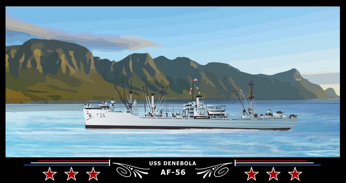 USS Denebola AF-56 Art Print