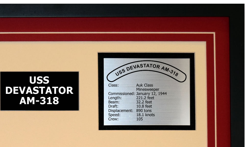 USS DEVASTATOR AM-318 Detailed Image B