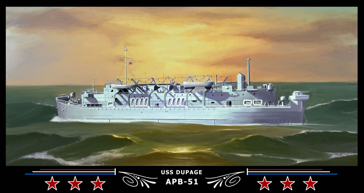 USS Dupage APB-51 Art Print