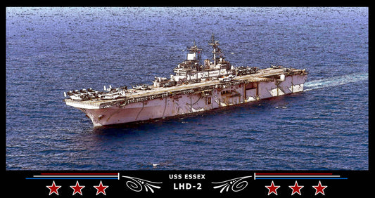 USS Essex LHD-2 Art Print