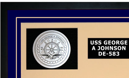 USS GEORGE A JOHNSON DE-583 Detailed Image A