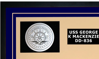 USS GEORGE K MACKENZIE DD-836 Detailed Image A
