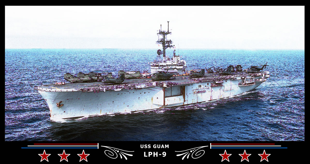 USS Guam LPH-9 Art Print