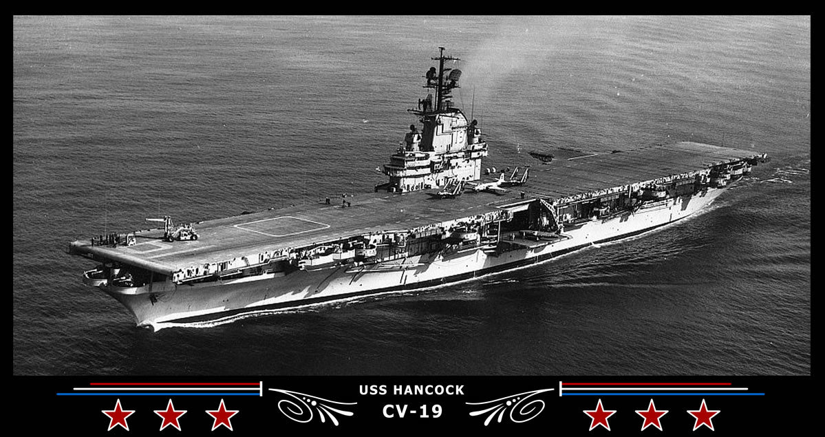 USS Hancock CV-19 Art Print