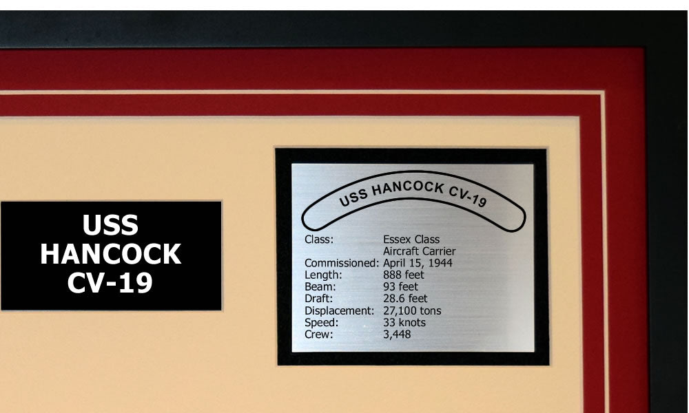 USS HANCOCK CV-19 Detailed Image B
