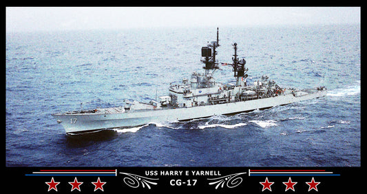 USS Harry E Yarnell CG-17 Art Print