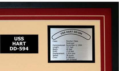 USS HART DD-594 Detailed Image B