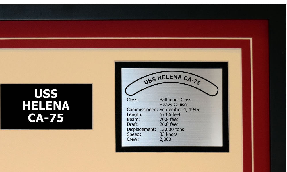 USS HELENA CA-75 Detailed Image B