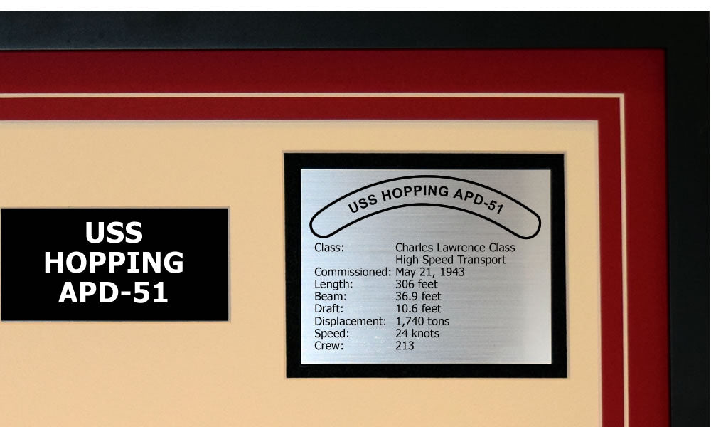 USS HOPPING APD-51 Detailed Image B