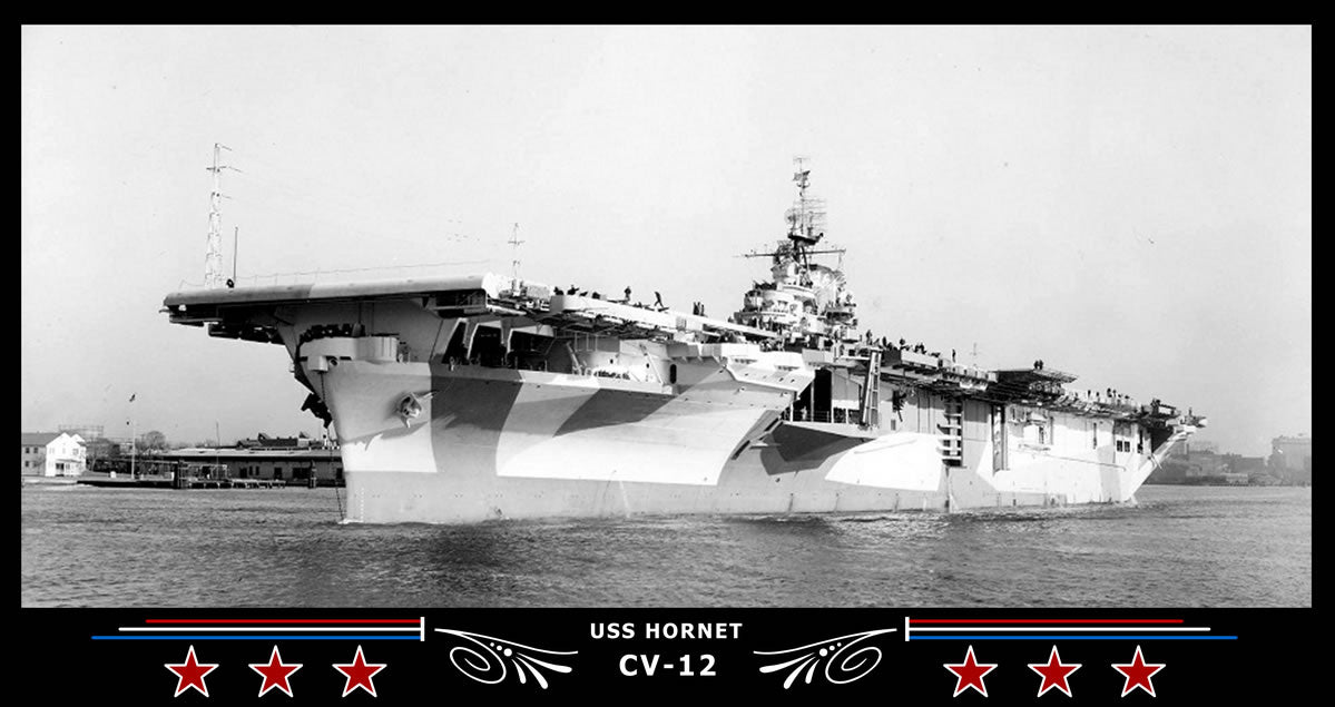 USS Hornet CV-12 Art Print