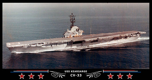 USS Kearsarge CV-33 Art Print