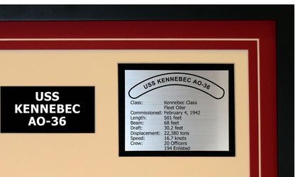 USS KENNEBEC AO-36 Detailed Image B